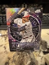 2024 Topps Cosmic Chrome Astrologically Aligned Carlos Correa #AA-6 card
