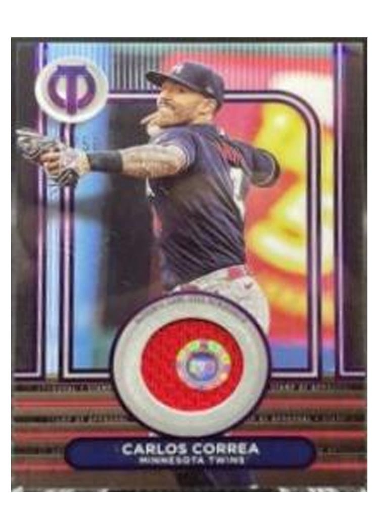 2024 Topps Tribute Stamp Of Approval Carlos Correa #SOA-CCO card