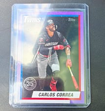 2025 Topps 1990 Topps Baseball (Series One) Carlos Correa #T90-72 card