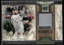 2025 Topps Museum Collection Meaningful Material Relics Carlos Correa #MMR-CCO card