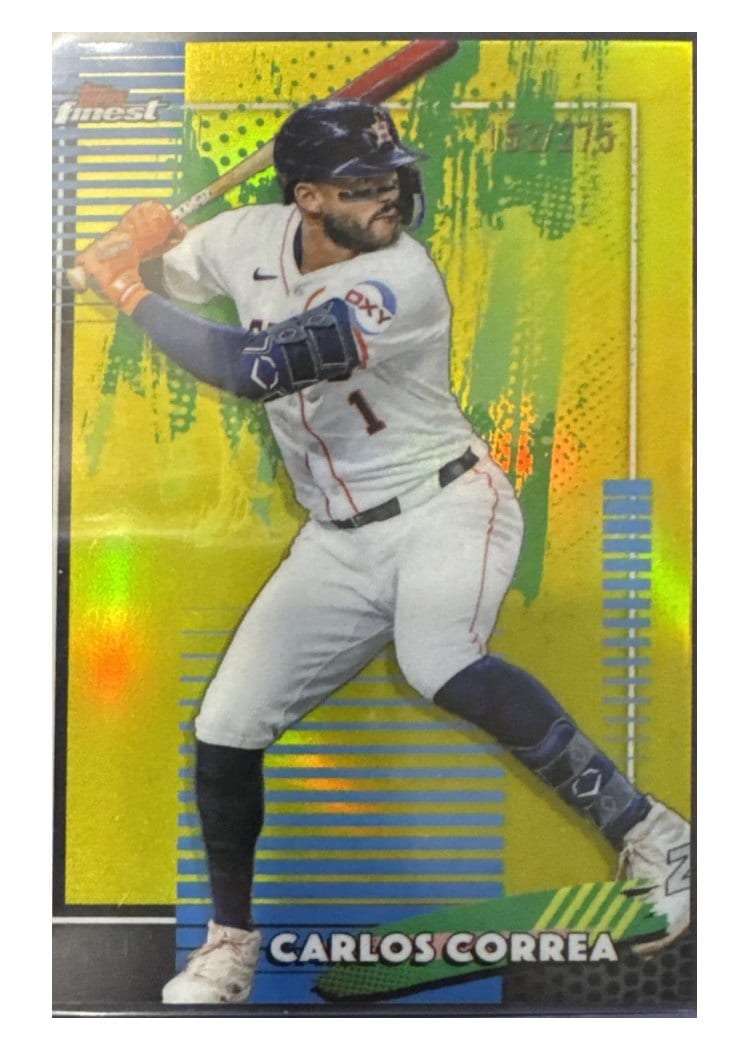 2026 Topps Finest Carlos Correa #42 card