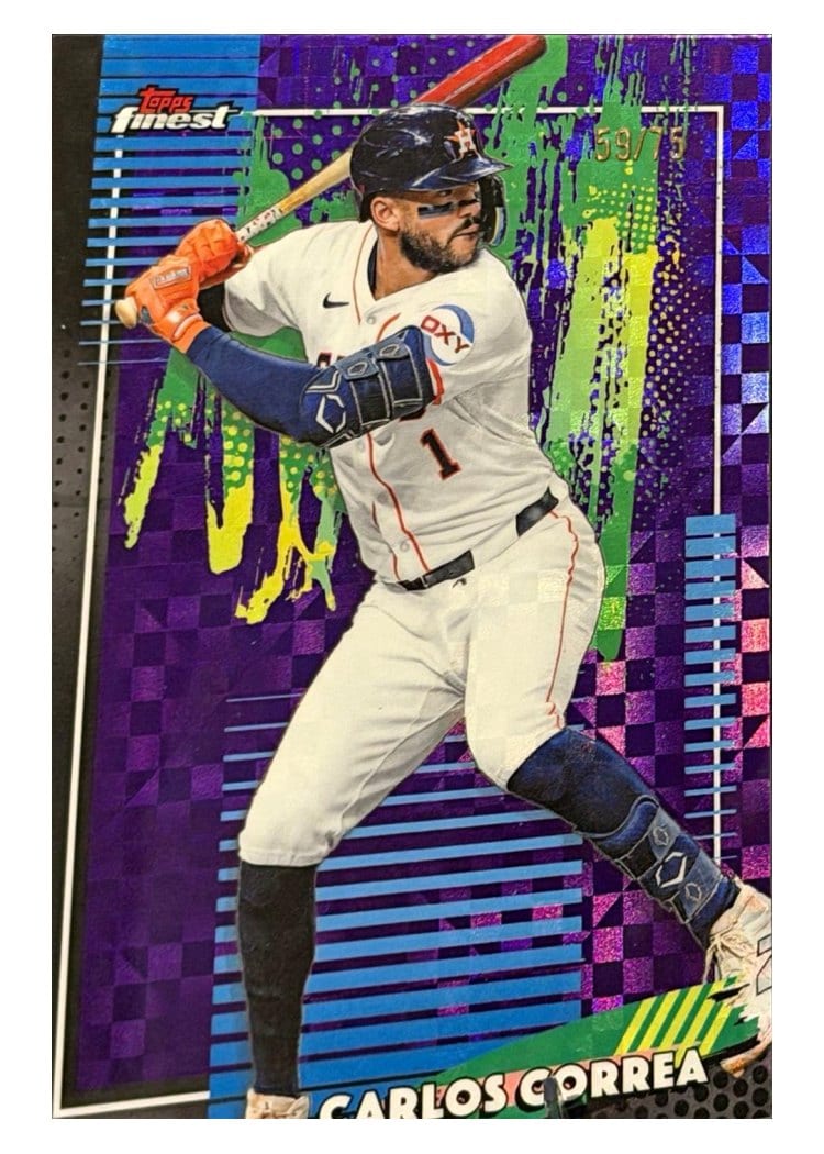 2026 Topps Finest Carlos Correa #42 card