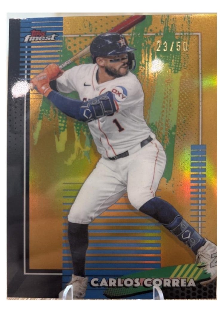 2026 Topps Finest Carlos Correa #42 card