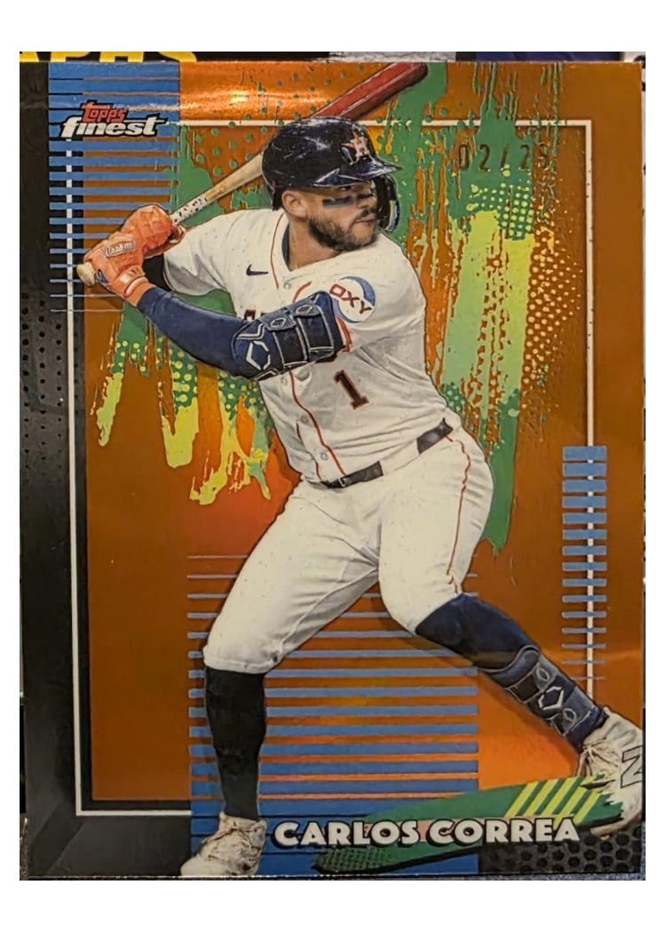 2026 Topps Finest Carlos Correa #42 card