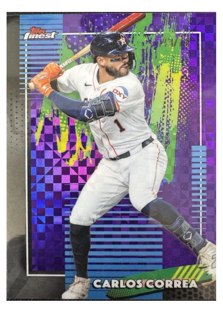 2026 Topps Finest Carlos Correa #42 card
