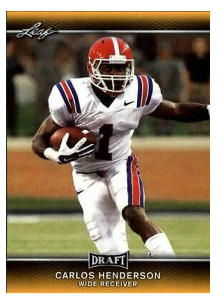 2017 Leaf Draft Carlos Henderson #9 card