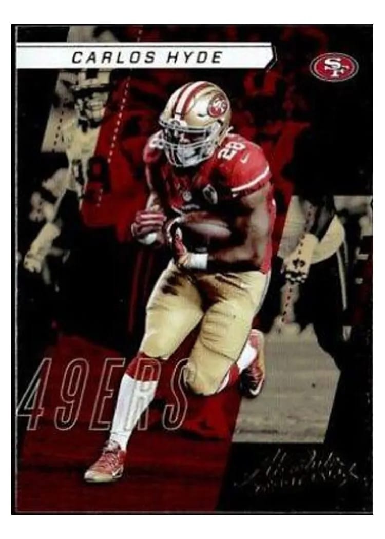2017 Panini Absolute Carlos Hyde #53 card
