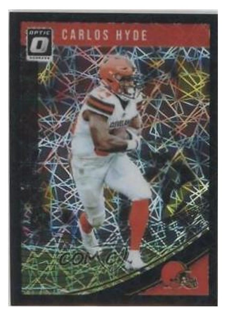 2018 Donruss Optic Base Set Carlos Hyde #25 card