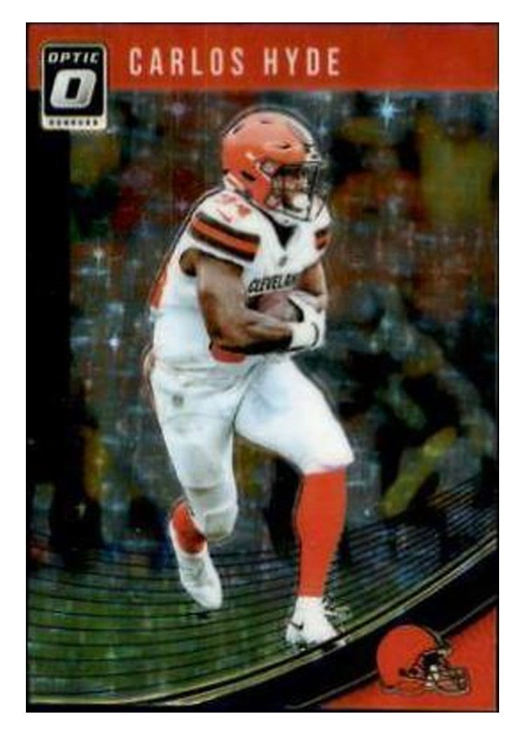 2018 Donruss Optic Base Set Carlos Hyde #25 card