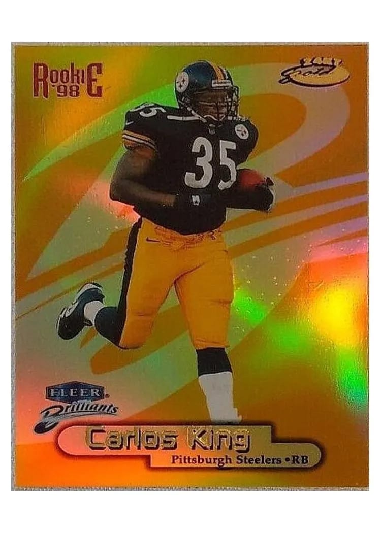 1998 Fleer Brilliants Carlos King #147TG card