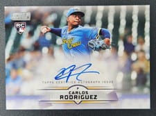 2025 Stadium Club Base Autographs Carlos Rodriguez #SCBA-CR card