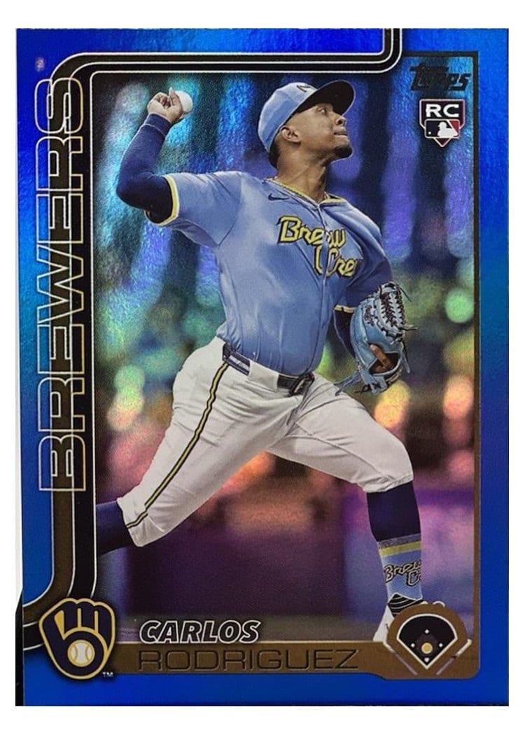 2025 Topps Base Set Carlos Rodriguez Blue Foil #16 card