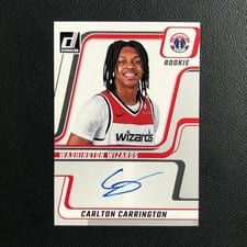 2024-25 Donruss Next Day Autographs Carlton Carrington #NDA-CCP card