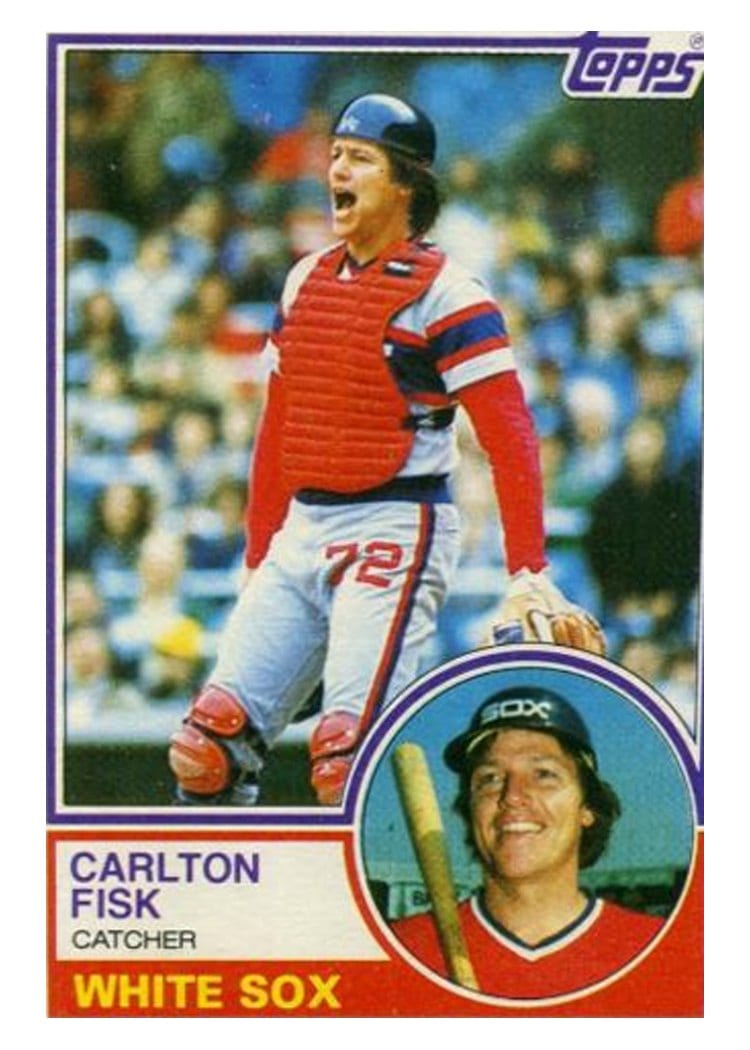 1983 Topps Carlton Fisk #20 card
