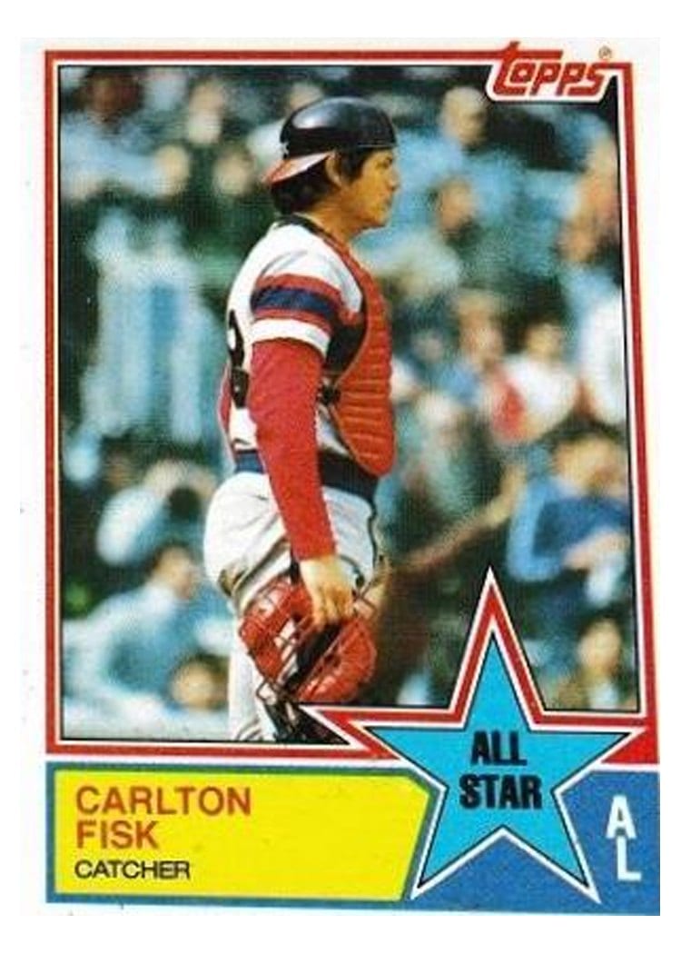 1983 Topps Carlton Fisk #393 card