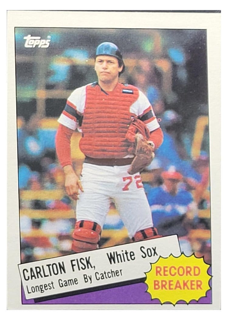 1985 Topps Carlton Fisk #1 card