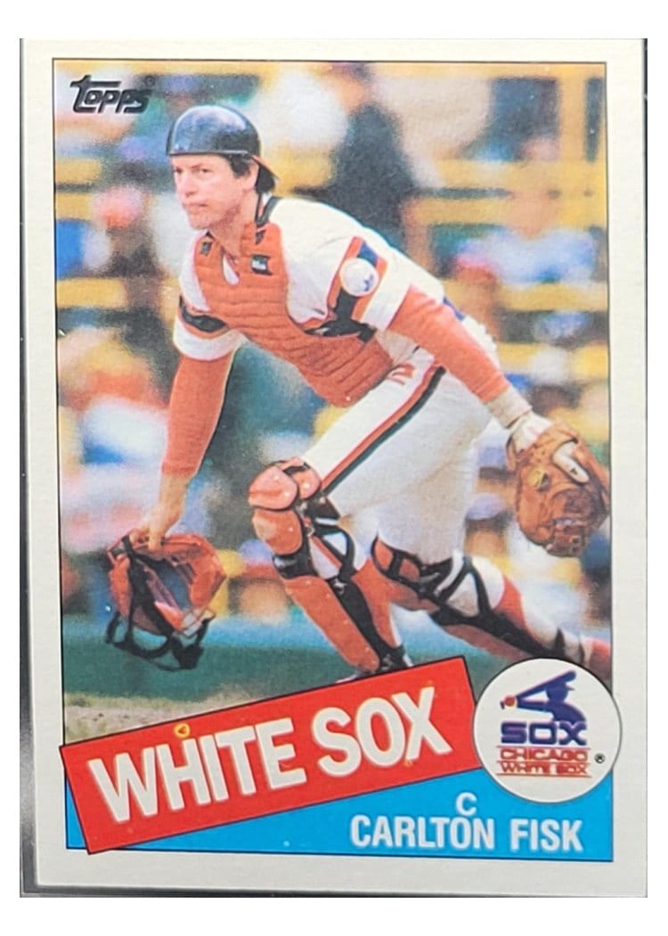 1985 Topps Carlton Fisk #770 card
