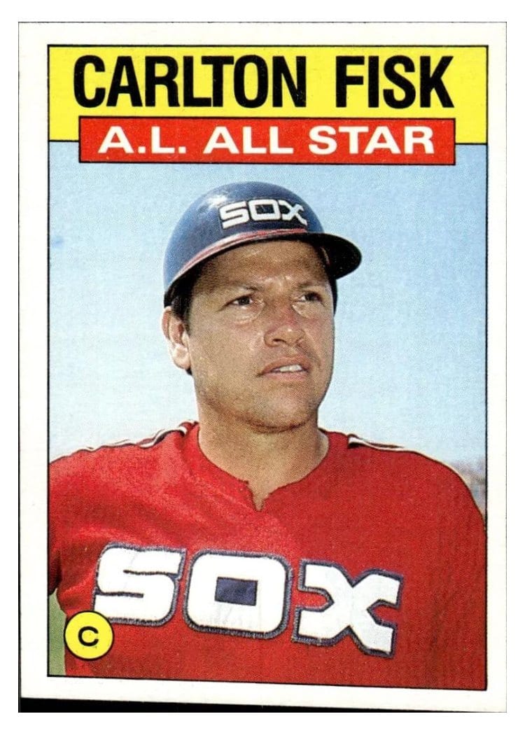 1986 Topps Carlton Fisk #719 card