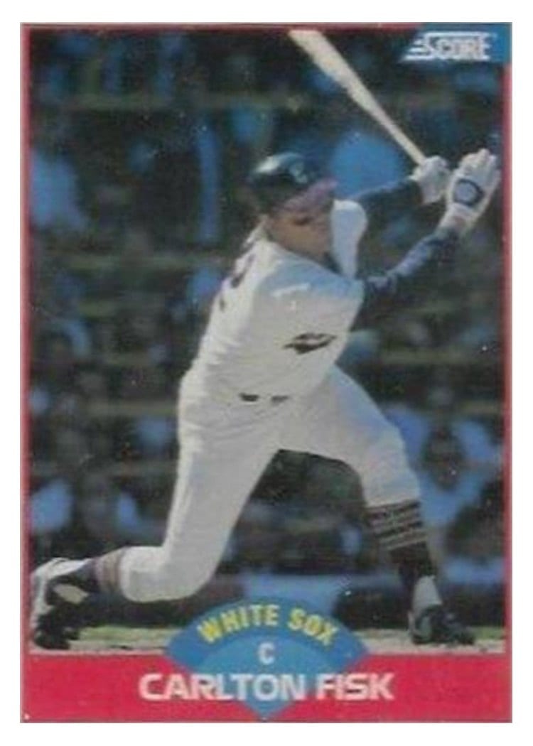1989 Score Carlton Fisk #449 card
