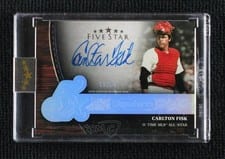 2025 Topps Five Star Five Time Signatures Carlton Fisk #FTS-CF card