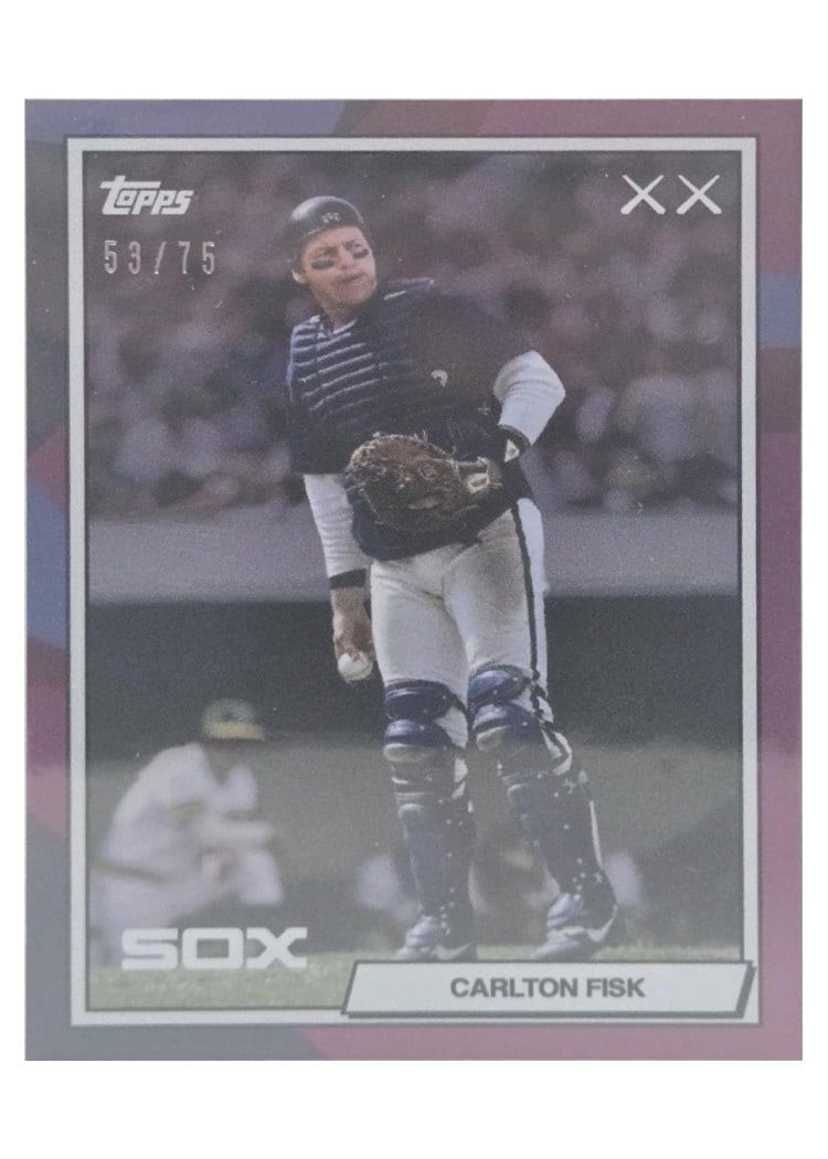 2026 Topps KAWS X MLB Carlton Fisk #3 card