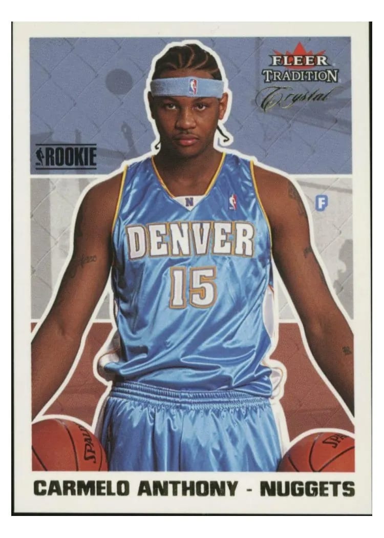2003 Fleer Carmelo Anthony #263 card