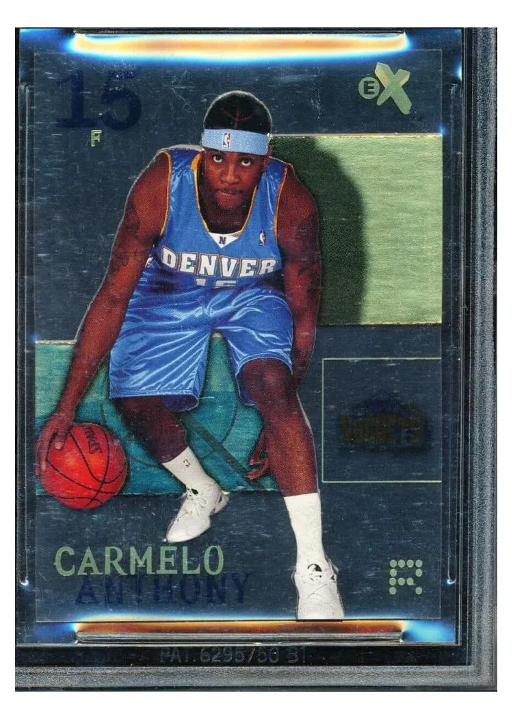 2003 Fleer E-X Carmelo Anthony #73 card