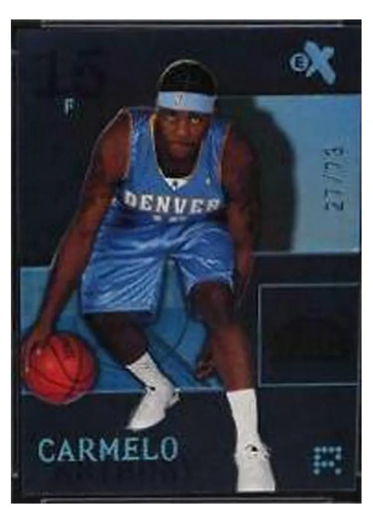 2003 Fleer E-X Carmelo Anthony Now #73 card