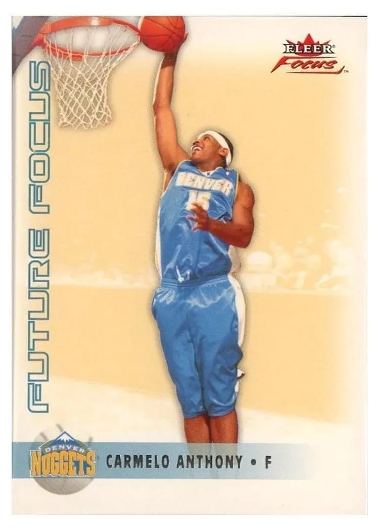 2003 Fleer Focus Carmelo Anthony #121 card