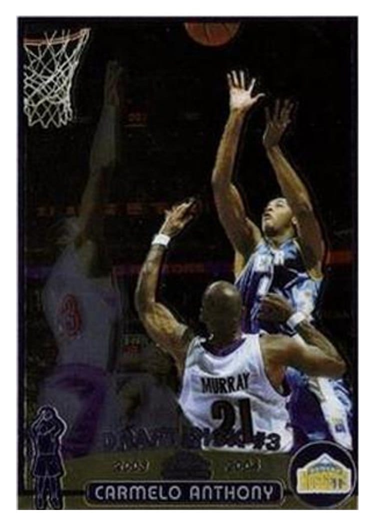 2003 Topps Chrome Carmelo Anthony #113 card
