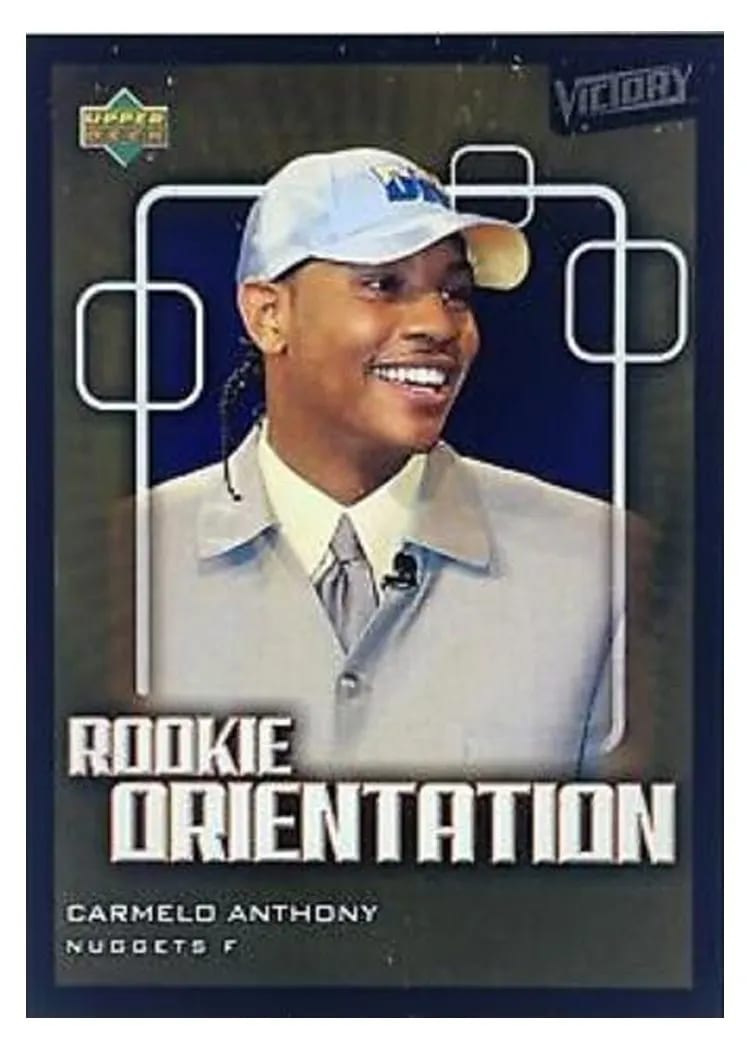 2003 Upper Deck Victory Carmelo Anthony #103 card