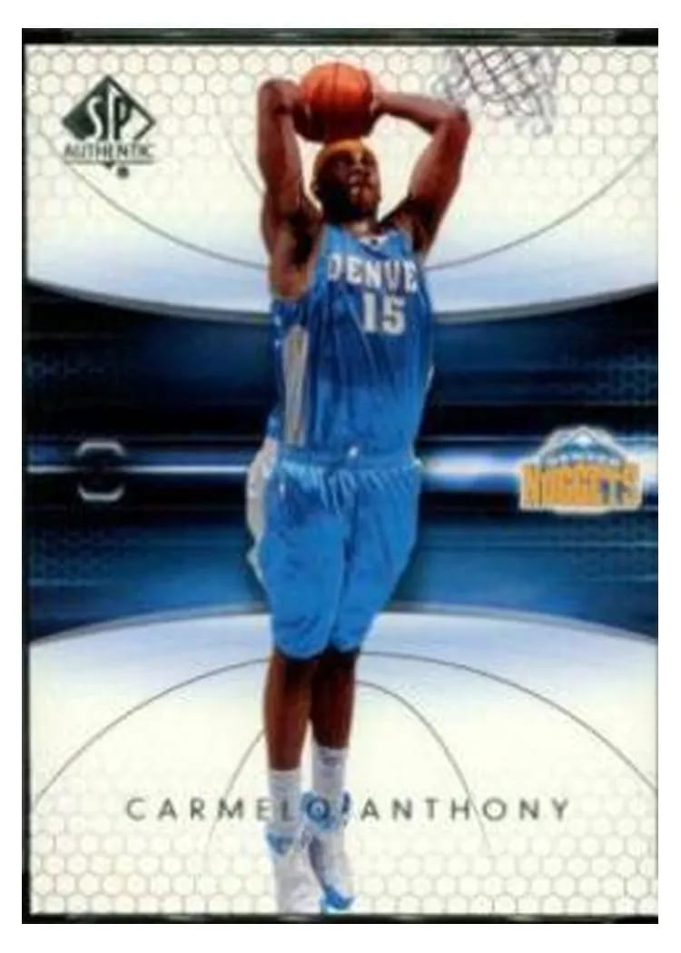 2004 SP Authentic Carmelo Anthony #19 card