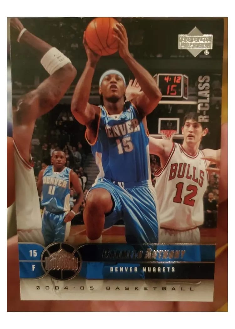 2004 Upper Deck R-Class Carmelo Anthony #20 card