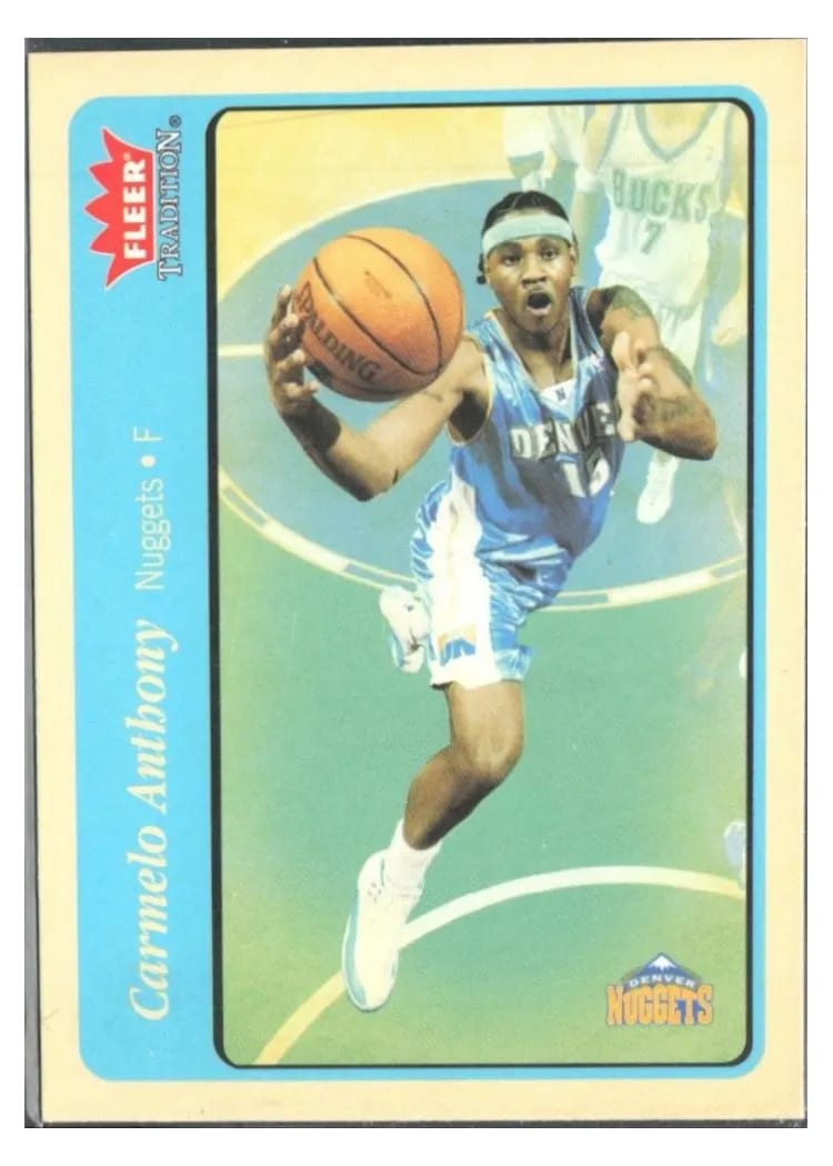 2004 Upper Deck Rivals Carmelo Anthony #17 card