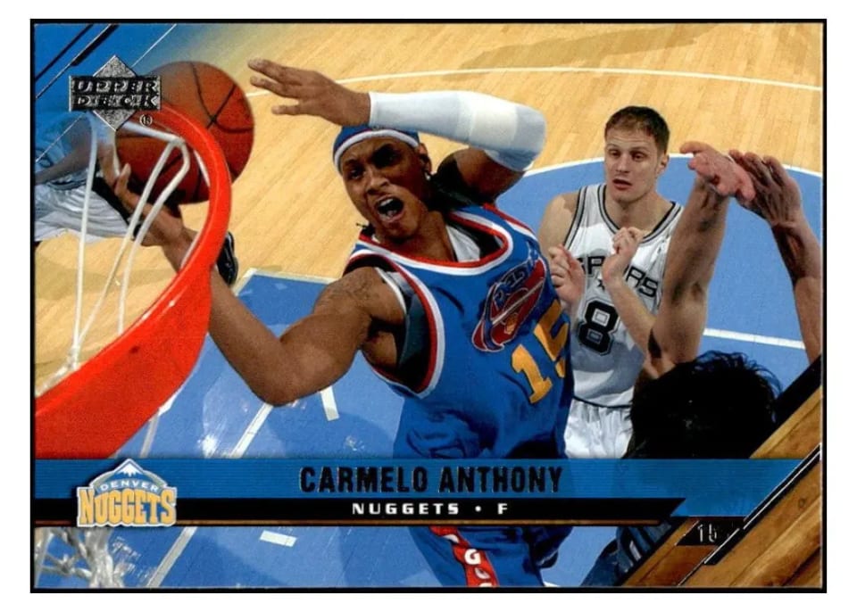 2005 Upper Deck Carmelo Anthony #41 card