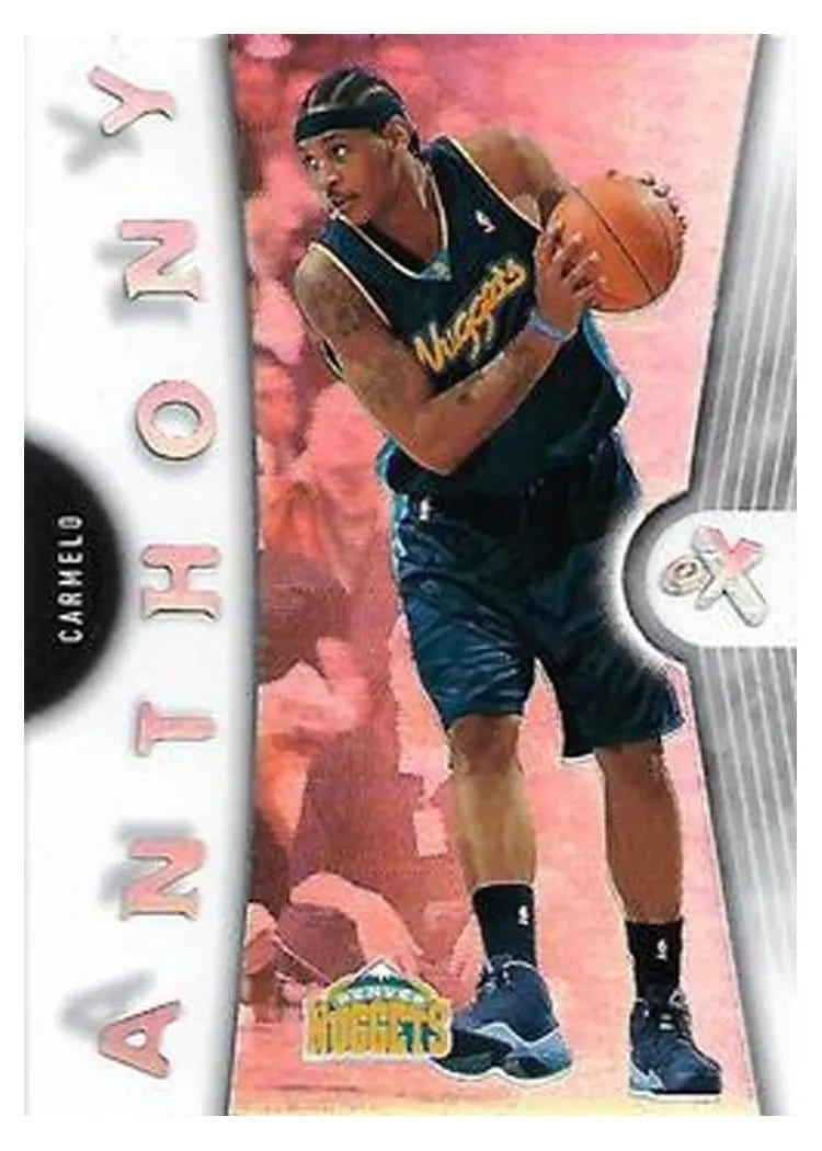 2006 Fleer E-X Carmelo Anthony #9 card