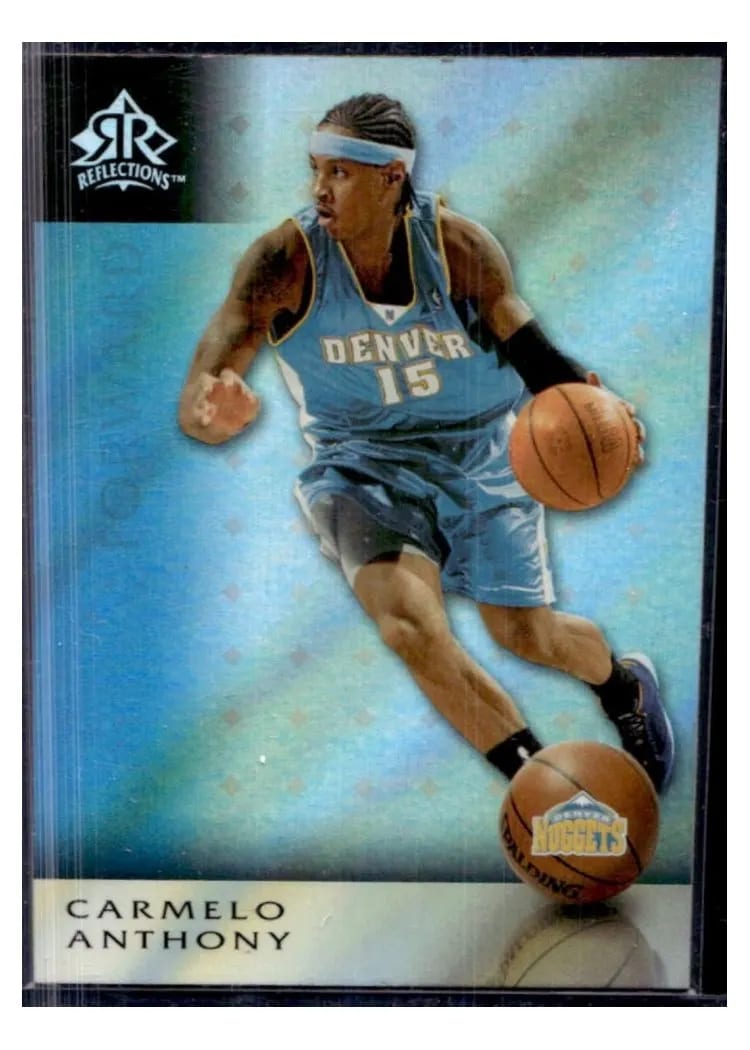 2006 Upper Deck Reflections Carmelo Anthony #23 card