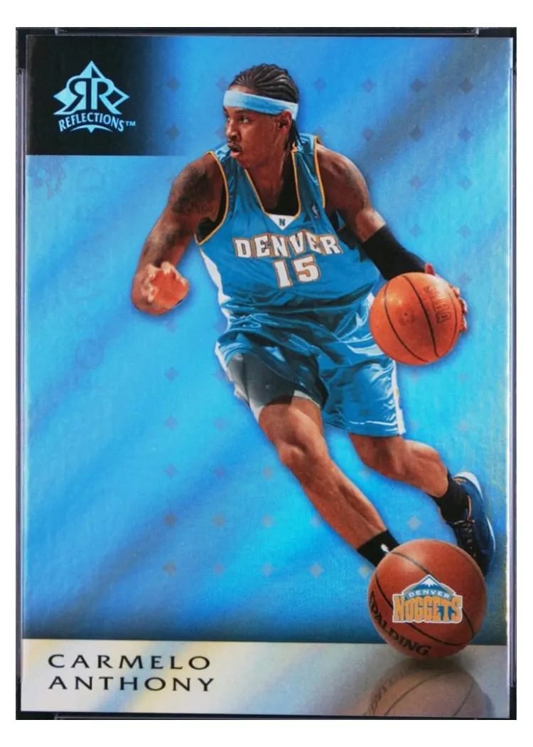 2006 Upper Deck Reflections Carmelo Anthony #23 card