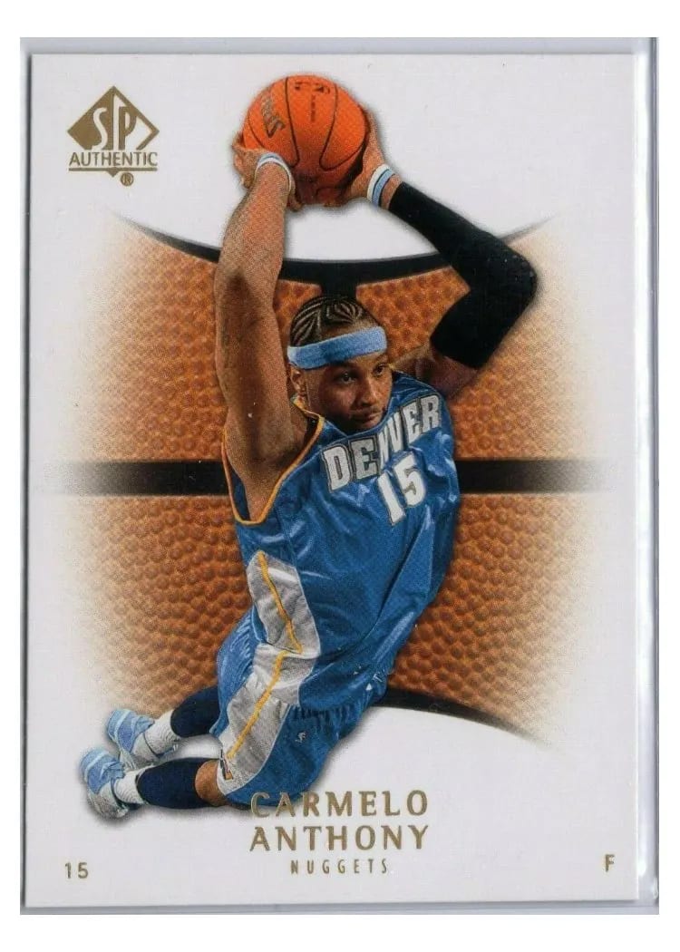 2007 SP Authentic Carmelo Anthony #67 card