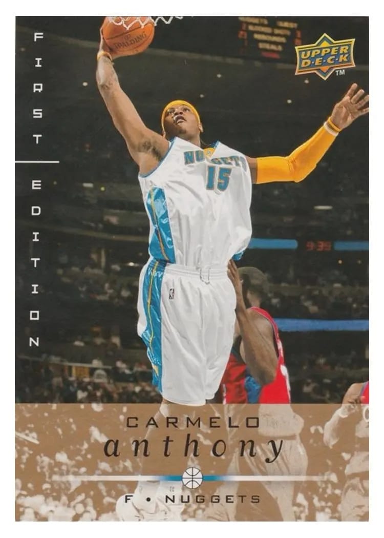 2008 Upper Deck First Edition Carmelo Anthony #42 card