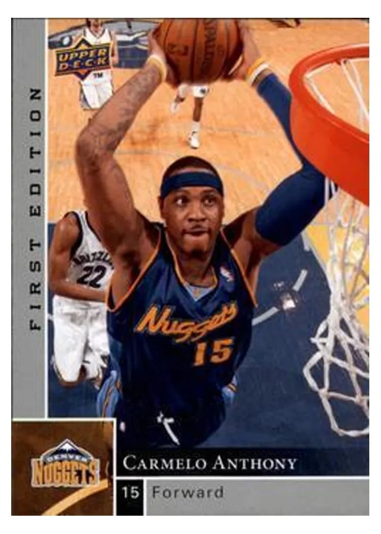 2009 Upper Deck First Edition Carmelo Anthony #36 card