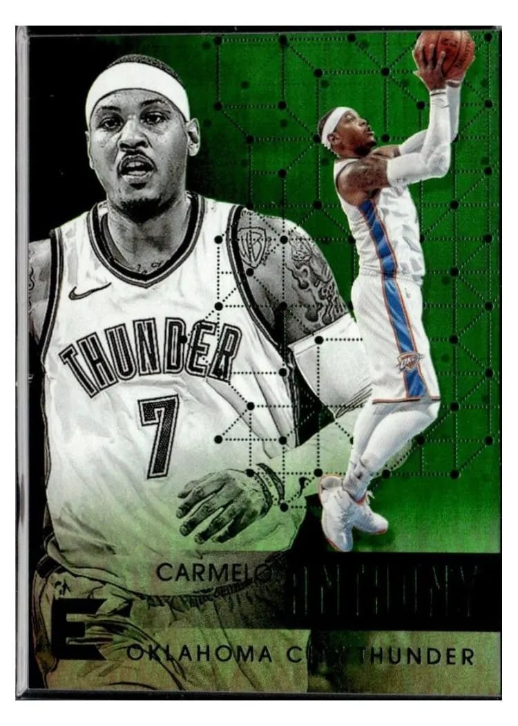 2017 Panini Essentials Carmelo Anthony #15 card