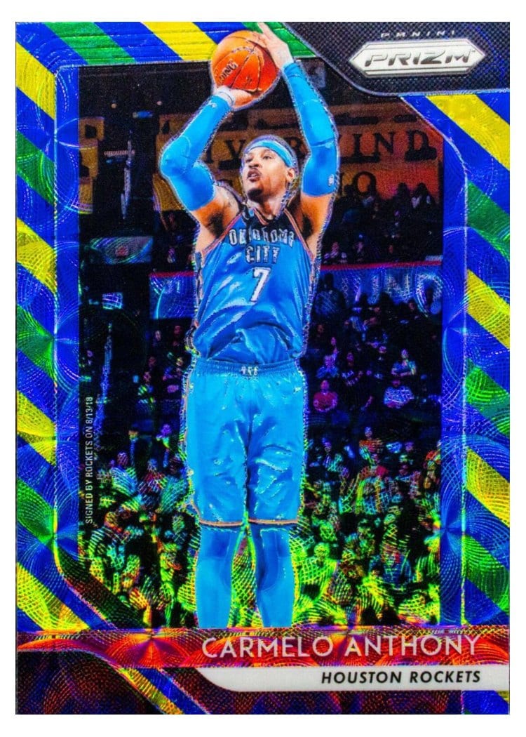 2018-19 Panini Prizm Base Set Carmelo Anthony #59 card