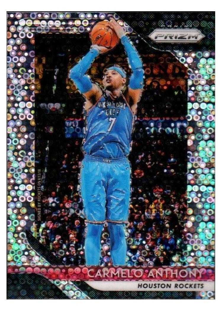 2018-19 Panini Prizm Base Set Carmelo Anthony #59 card