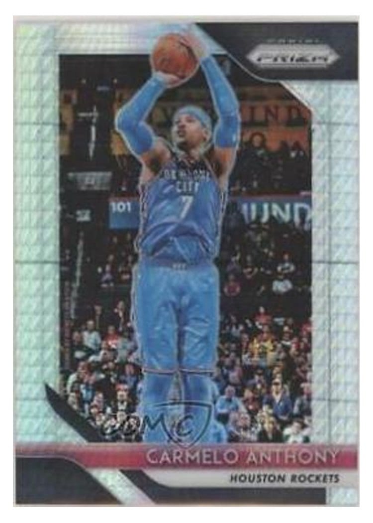 2018-19 Panini Prizm Base Set Carmelo Anthony #59 card