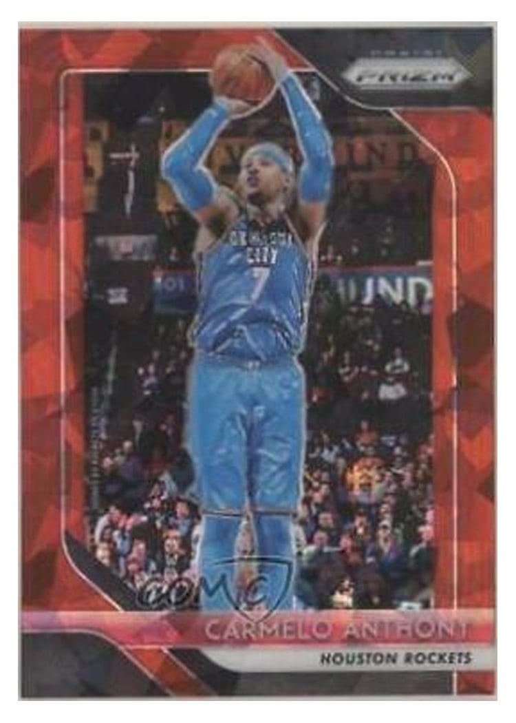 2018-19 Panini Prizm Base Set Carmelo Anthony #59 card