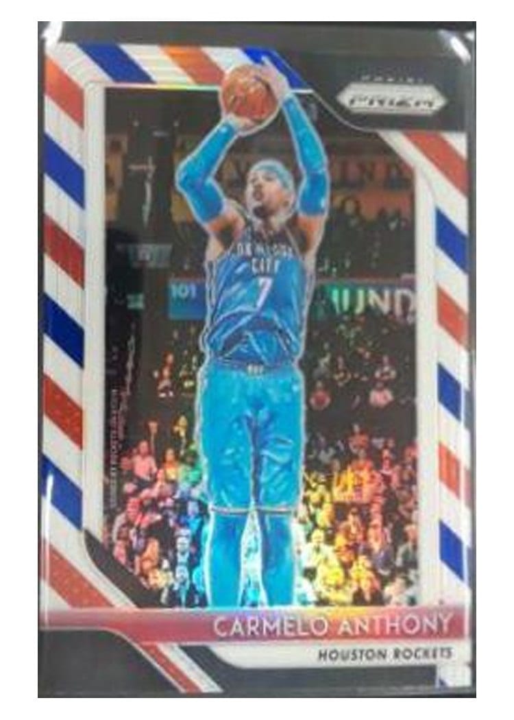 2018-19 Panini Prizm Base Set Carmelo Anthony #59 card
