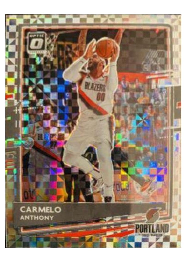 2020-21 Donruss Optic Base Set Carmelo Anthony #25 card