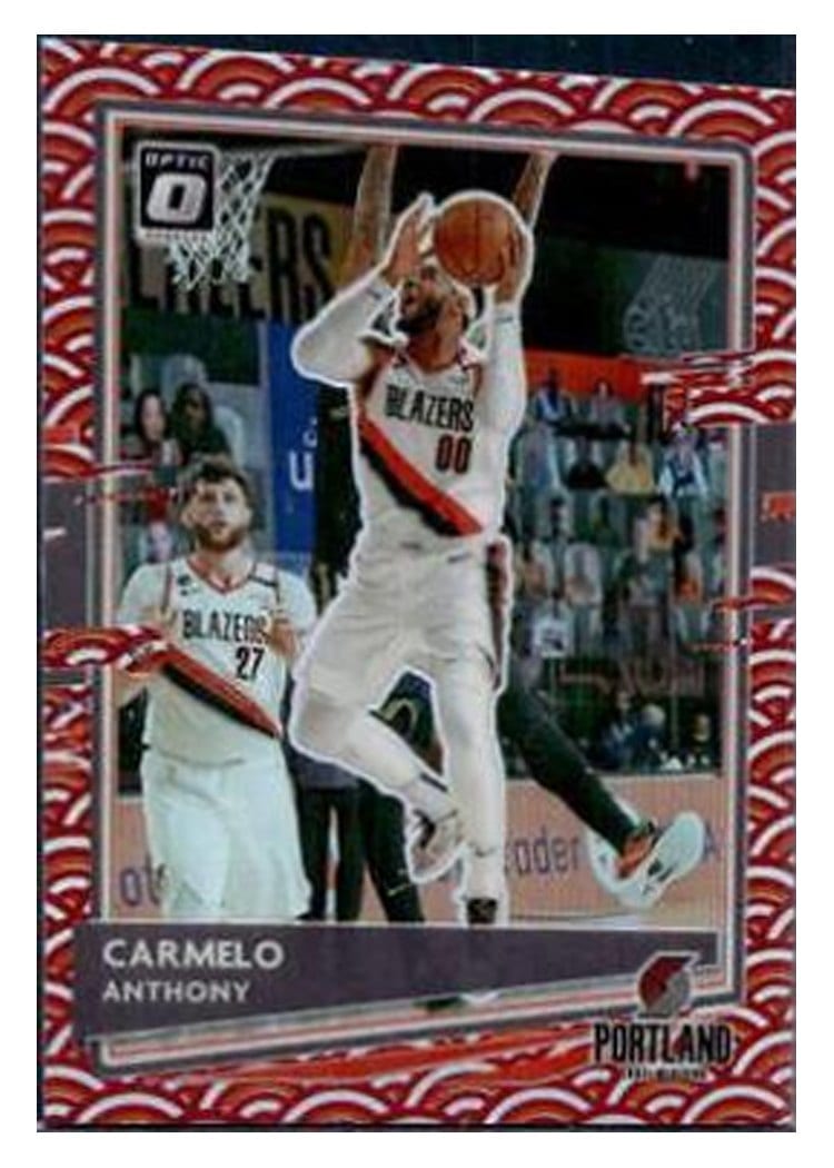 2020-21 Donruss Optic Base Set Carmelo Anthony #25 card