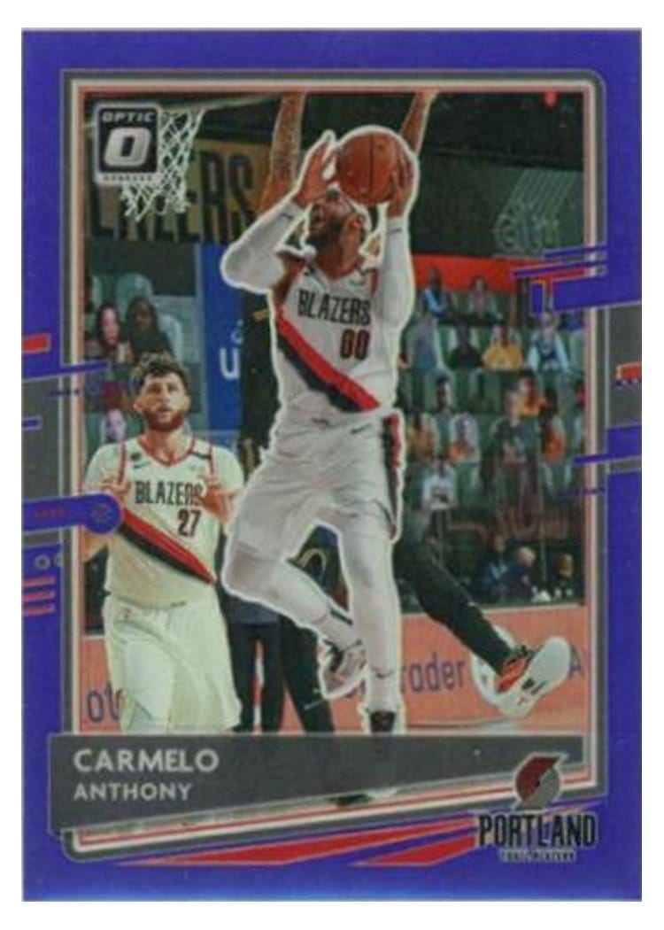 2020-21 Donruss Optic Base Set Carmelo Anthony #25 card